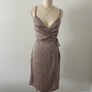 Leopard Wrap Dress